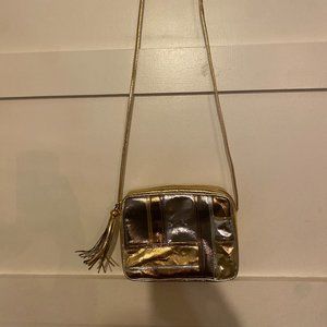 Vintage Portofino Mixed Metallics Crossbody or Shoulder Bag